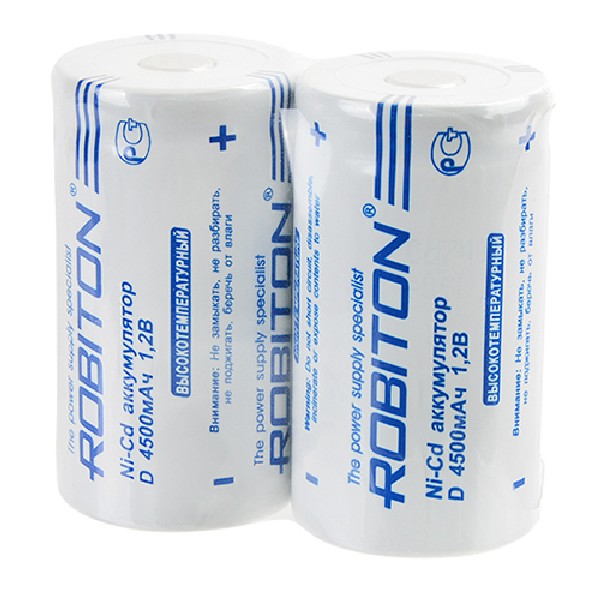 Аккумулятор Ni-Cd Robiton 4500NC 4500 мАч D SR2