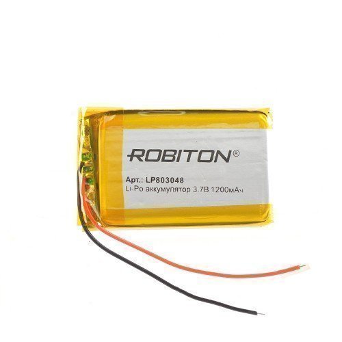 Аккумуляторная батарея ROBITON LP803048 3.7В 1200мАч PK1