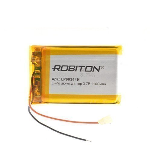 Аккумуляторная батарея ROBITON LP603449 3.7В 1100мАч PK1