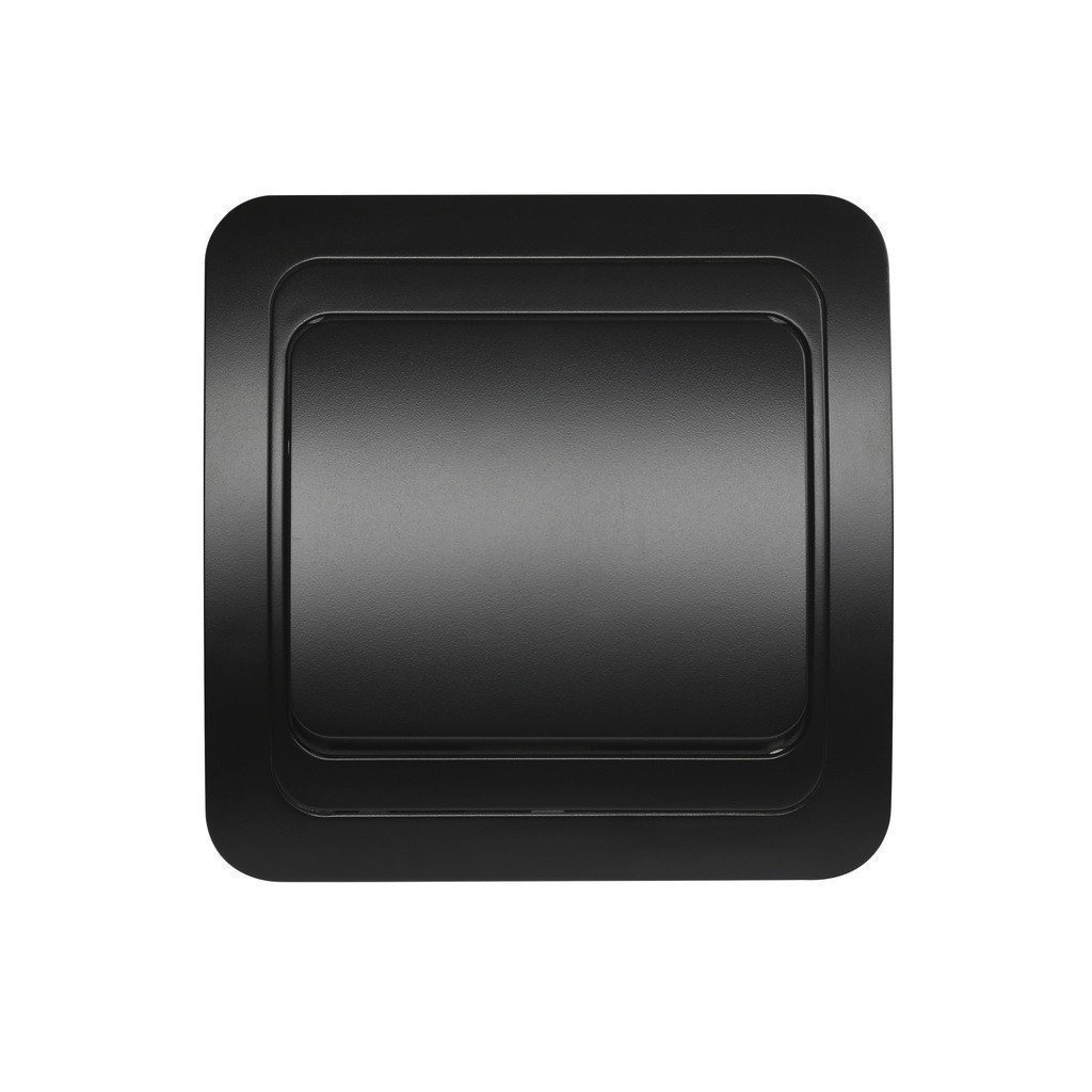 Выключатель 1-клавишный Smart Buy "Марс" SBE-02b-10-SW1-0-c черный