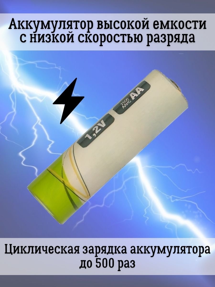 Аккумуляторы АА 1700 mAH PowerNest, 2 штуки