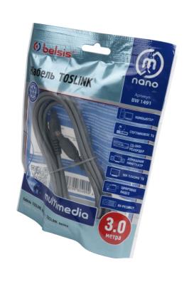 Аудио-кабель TOSLINK Belsis multimedia nano BW 1491