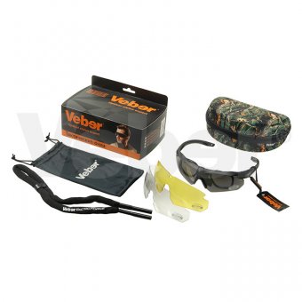 Очки тактические Veber Tactic Force L3P2, PowerNest, ударопрочные