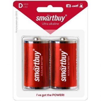 Батарейка SmartBuy D (LR20) алкалиновая, BC2