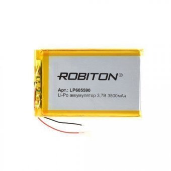 Аккумуляторная батарея ROBITON LP605590 3.7В 3500мАч PK1