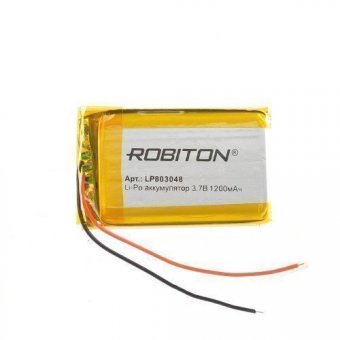 Аккумуляторная батарея ROBITON LP803048 3.7В 1200мАч PK1