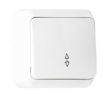 Выключатель проходной 1-клавишный Smart Buy "Юпитер" SBE-03w-10-SW12-0 белый