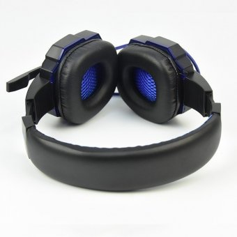Игровые проводные наушники LX-SY830MV с шумоподавлением, синий LED