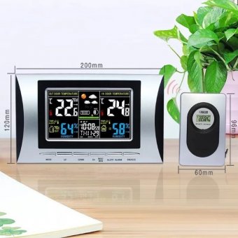 Многофункциональная домашняя метеостанция ANYSMART, цвет серый, 20 х 12 х 2.7 см