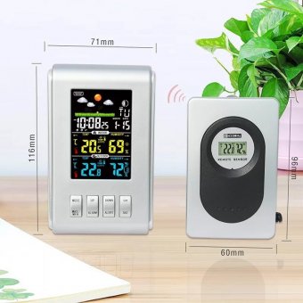 Домашняя метеостанция ANYSMART с внешним датчиком, 12 х 7 х 2,5  см