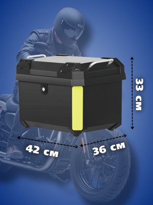 Мотокофр 45 л для мотоцикла, скутера для путешествий PowerNest 228030