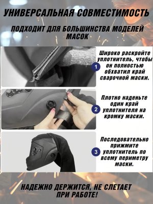 Капюшон сварщика Шапель (накидка) для сварочных масок PowerNest