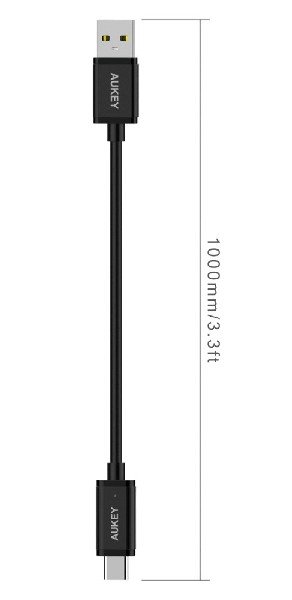 Кабель для зарядки телефона Micro USB Aukey