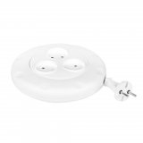 Удлинитель круглый 3 гнезда Smart Buy SBE-10-3-03-W