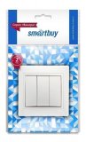 Выключатель "Венера" Smart Buy 3-клавишный SBE-01w-10-SW3-0, белый