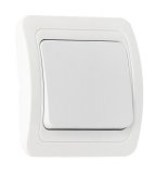 Выключатель 1-клавишный Smart Buy "Марс" SBE-02w-10-SW1-0 белый